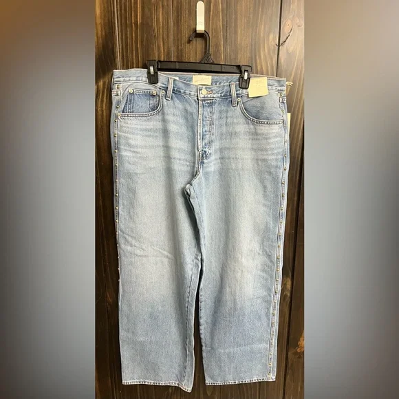 NWT Universal Thread Mid-Rise 90s Baggy Studded Jeans Women's Size 14 - Picture 3 of 8